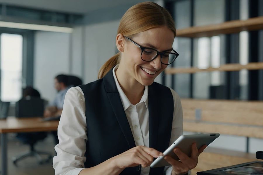 mujer de negocios